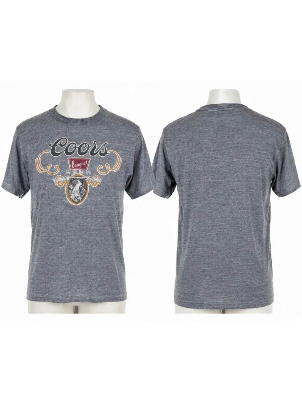 Vintage 1980s Coors Banquet Beer T-Shirt Jerzees Medium Original USA Graphic